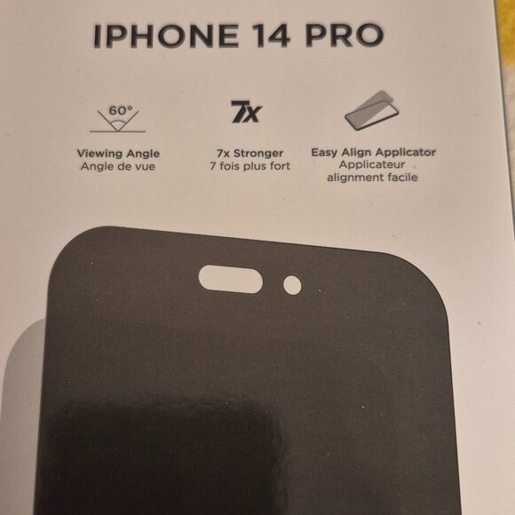 Tuff8 Iphone 14 Pro Privacy Glass 5G Compatible - Picture 2 of 4